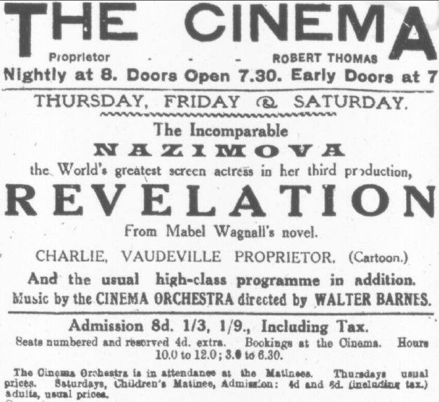 Cinema Jan 1921